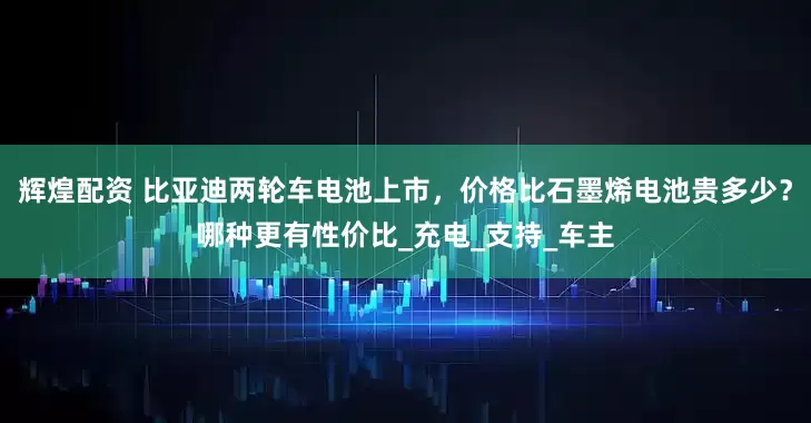 辉煌配资 比亚迪两轮车电池上市，价格比石墨烯电池贵多少？哪种更有性价比_充电_支持_车主